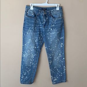 Forever 21 acid spotted jeans size 26